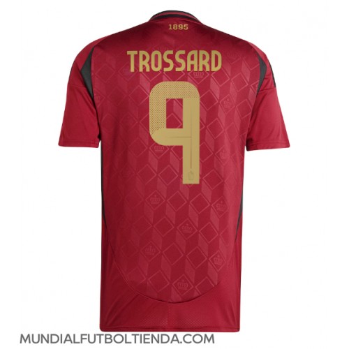 Camiseta Bélgica Leandro Trossard #9 Primera Equipación Replica Eurocopa 2024 mangas cortas